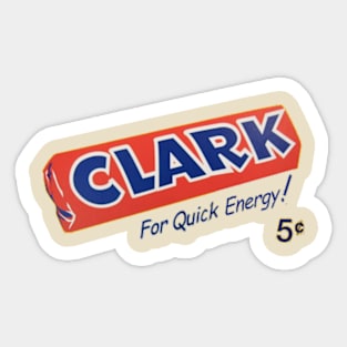 Clark Bar Sticker